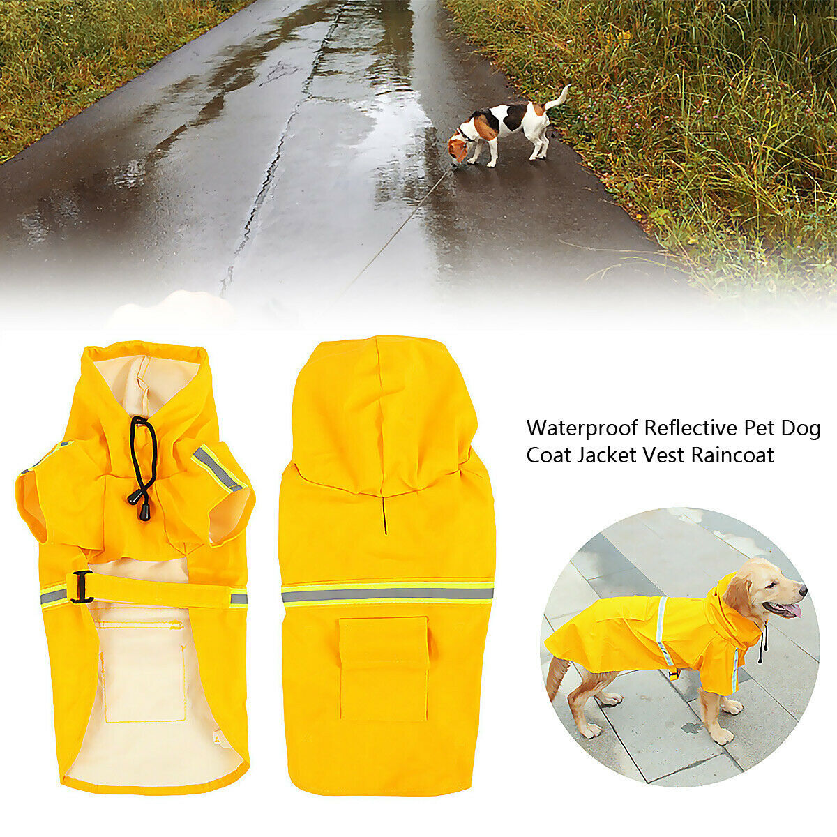 Dog Raincoat Waterproof Dachshund Dog Poncho