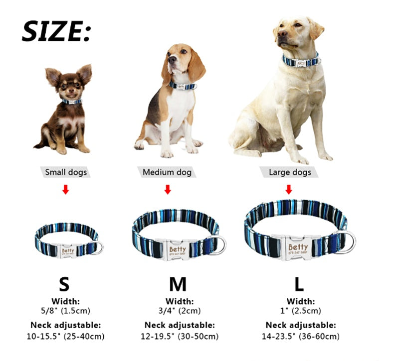 Dog Collar High Reflective Comfortable Breathable Adjustable