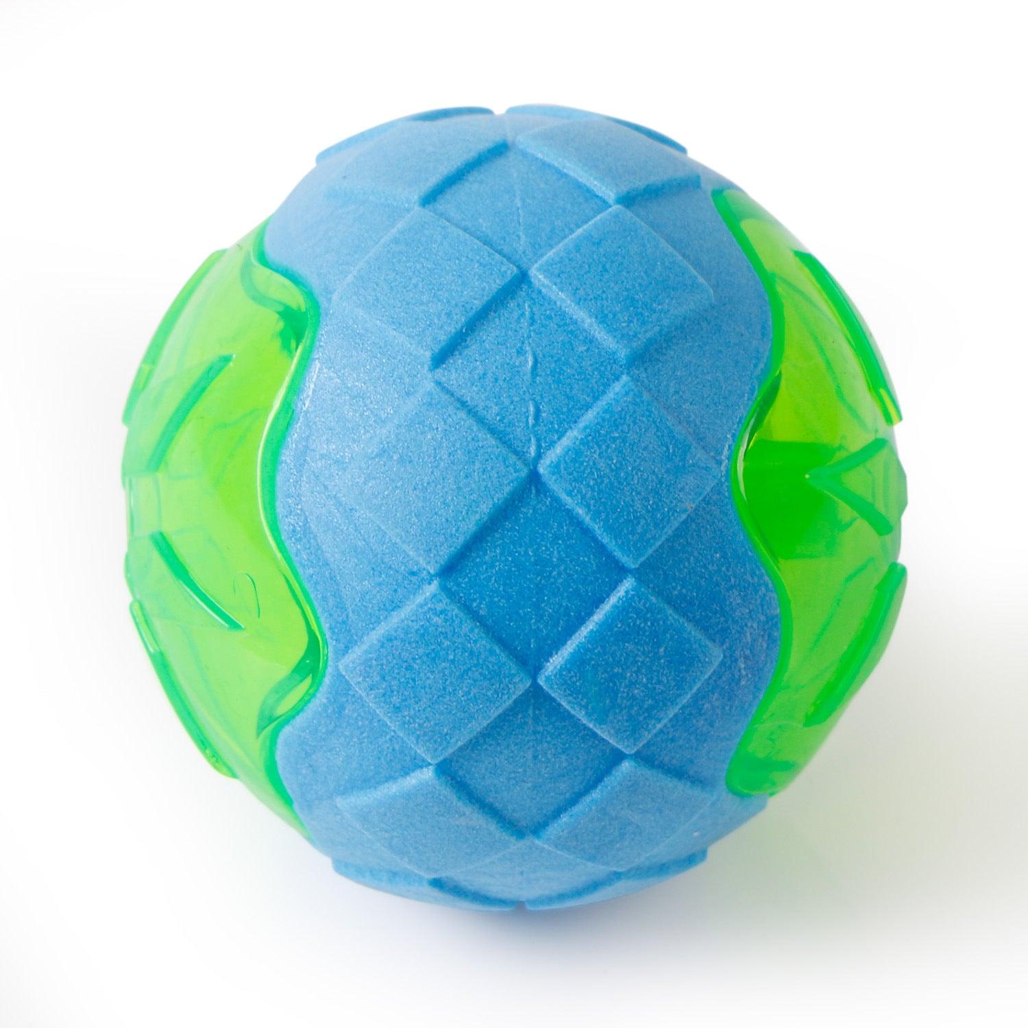 Glowing Audible Dog Toy Ball - Floatable, Teeth-Grinding Pet Toy